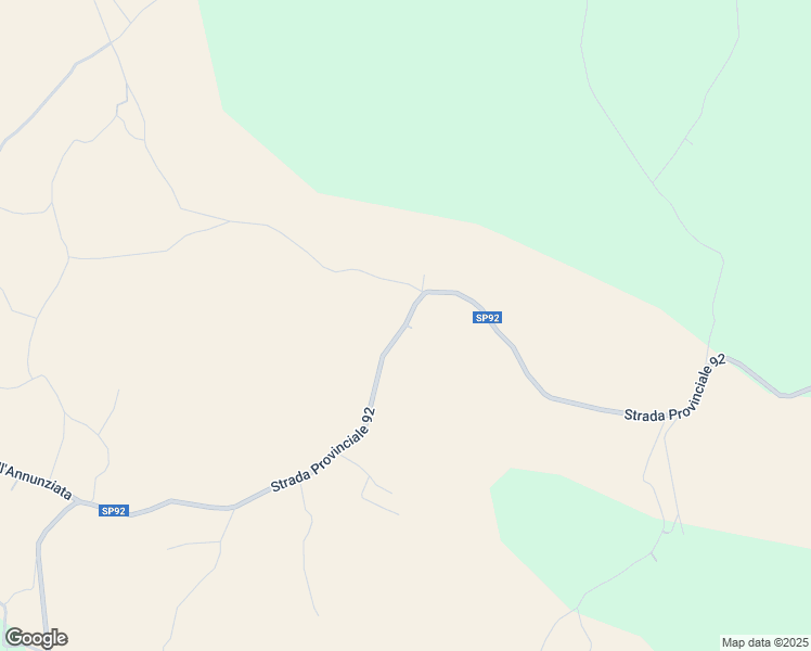 map of restaurants, bars, coffee shops, grocery stores, and more near 95 SP92 in Provincia di Terni