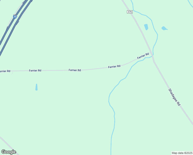 map of restaurants, bars, coffee shops, grocery stores, and more near 2271 Ferrier Road in Eden