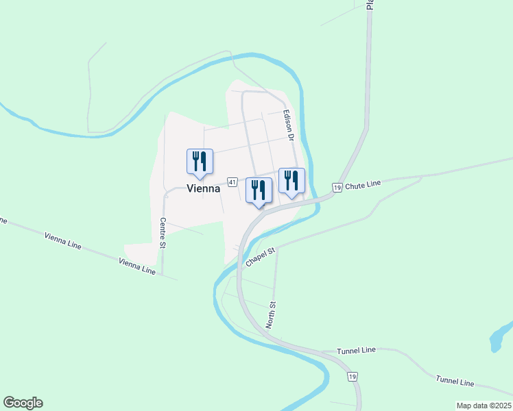 map of restaurants, bars, coffee shops, grocery stores, and more near 6205 Plank Road in Vienna