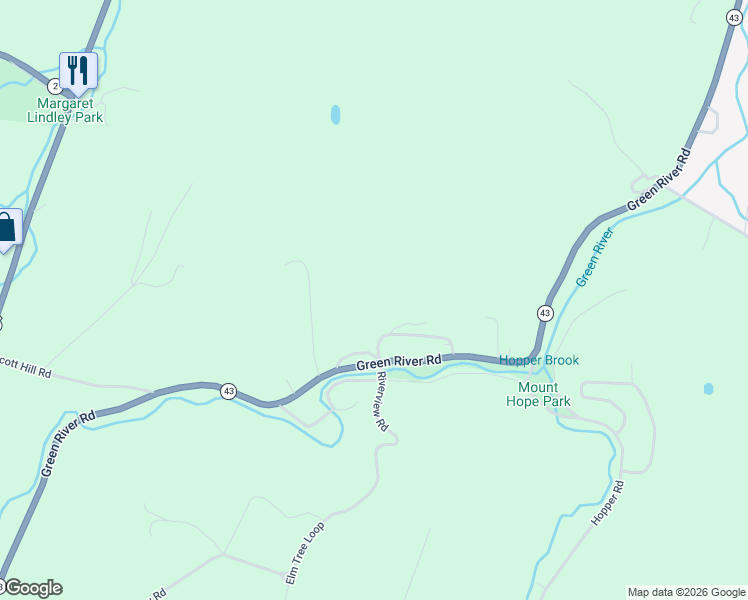 map of restaurants, bars, coffee shops, grocery stores, and more near Riverview Rd in Williamstown