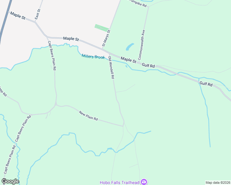 map of restaurants, bars, coffee shops, grocery stores, and more near 792 Old Wendell Road in Northfield