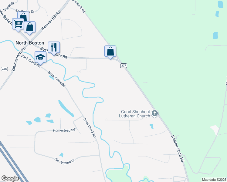 map of restaurants, bars, coffee shops, grocery stores, and more near 7516 Boston State Rd in Hamburg