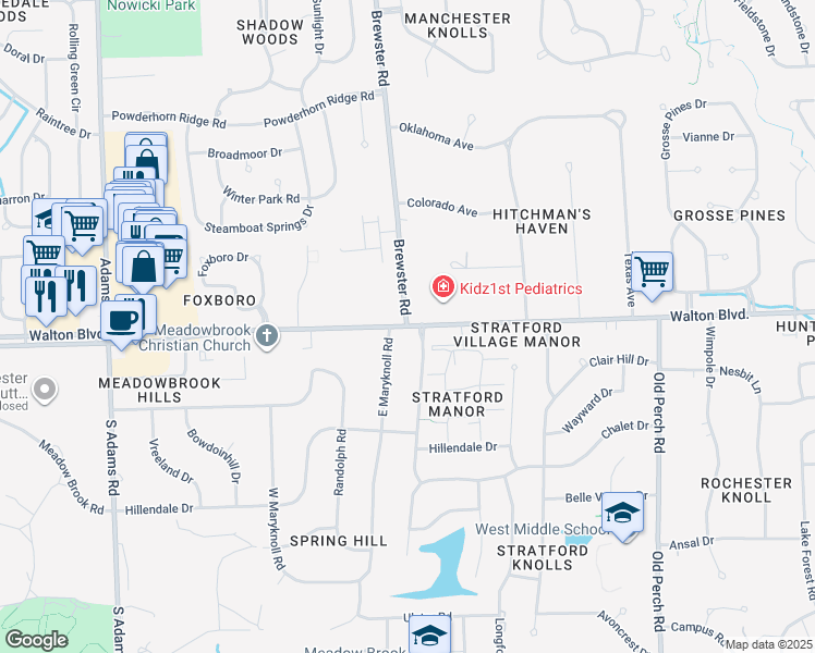 Walton Boulevard & Brewster Road, Rochester Hills MI Walk Score