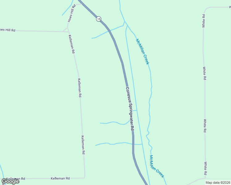 map of restaurants, bars, coffee shops, grocery stores, and more near 7080 Conesus Springwater Road in Conesus