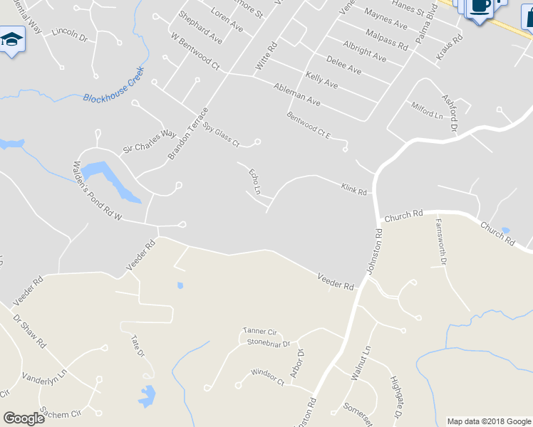 map of restaurants, bars, coffee shops, grocery stores, and more near 6119 Klink Road in Albany