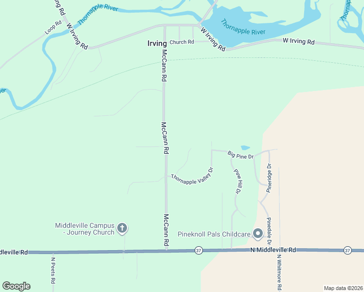 map of restaurants, bars, coffee shops, grocery stores, and more near 1883 Valley Pine Drive in Hastings