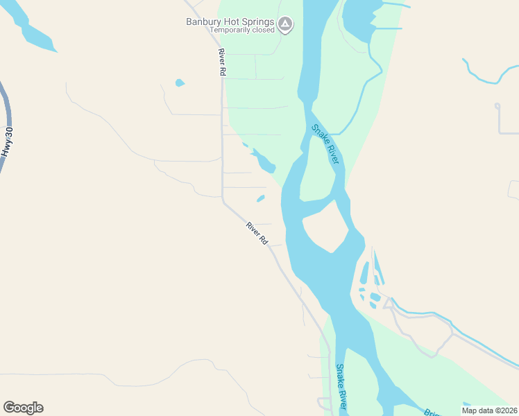 map of restaurants, bars, coffee shops, grocery stores, and more near 4788C River Road in Buhl