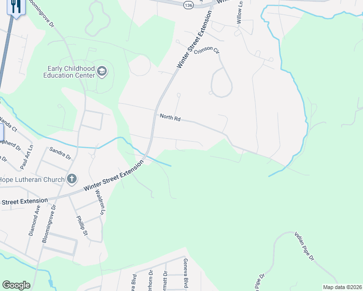 map of restaurants, bars, coffee shops, grocery stores, and more near 23 Buckbee Road in Troy