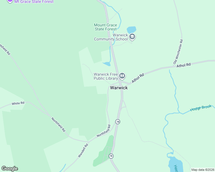 map of restaurants, bars, coffee shops, grocery stores, and more near 15 Northfield Road in Warwick