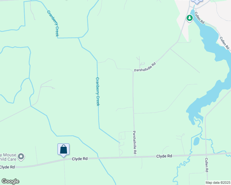 map of restaurants, bars, coffee shops, grocery stores, and more near 7961 Parshallville Road in Fenton