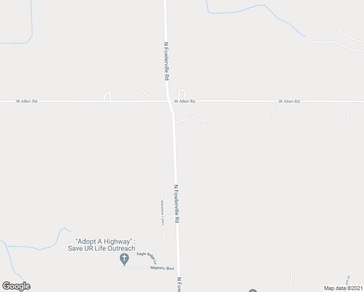 map of restaurants, bars, coffee shops, grocery stores, and more near 5670 North Fowlerville Road in Fowlerville