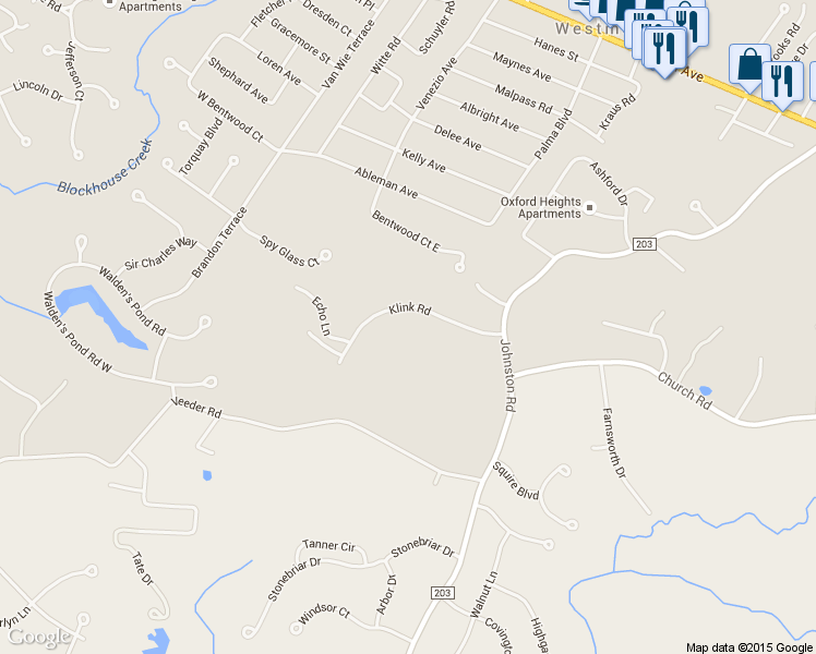 map of restaurants, bars, coffee shops, grocery stores, and more near 6124 Klink Rd in Albany