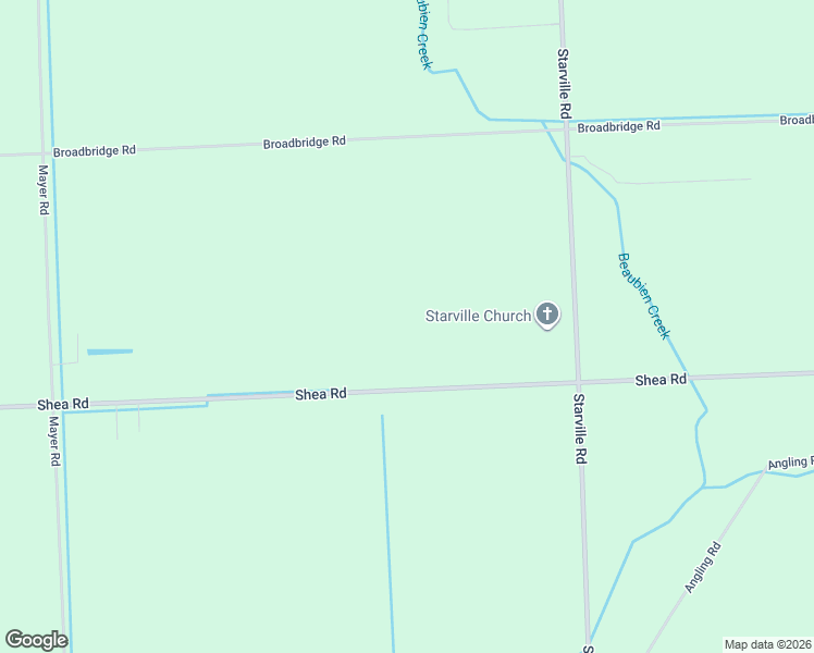 map of restaurants, bars, coffee shops, grocery stores, and more near 7160 Shea Road in Marine City
