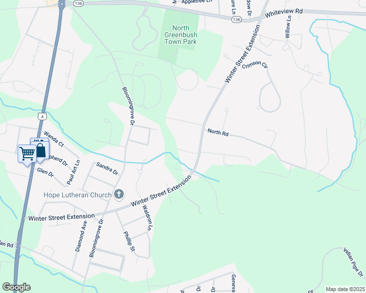 map of restaurants, bars, coffee shops, grocery stores, and more near 2 Andrews Road in Troy