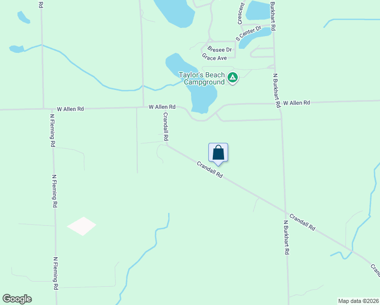 map of restaurants, bars, coffee shops, grocery stores, and more near 5828 Crandall Road in Howell