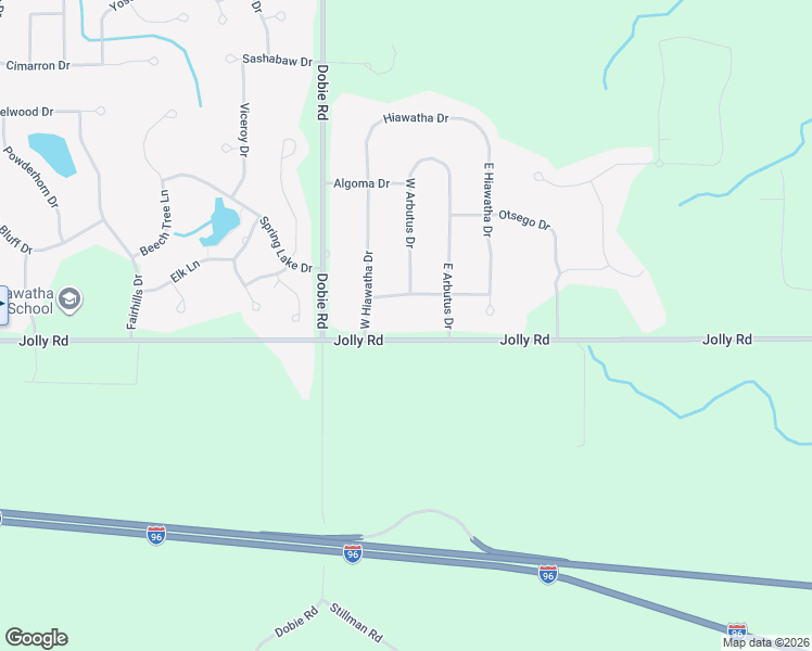 map of restaurants, bars, coffee shops, grocery stores, and more near 1591 Wenonah Drive in Meridian charter Township