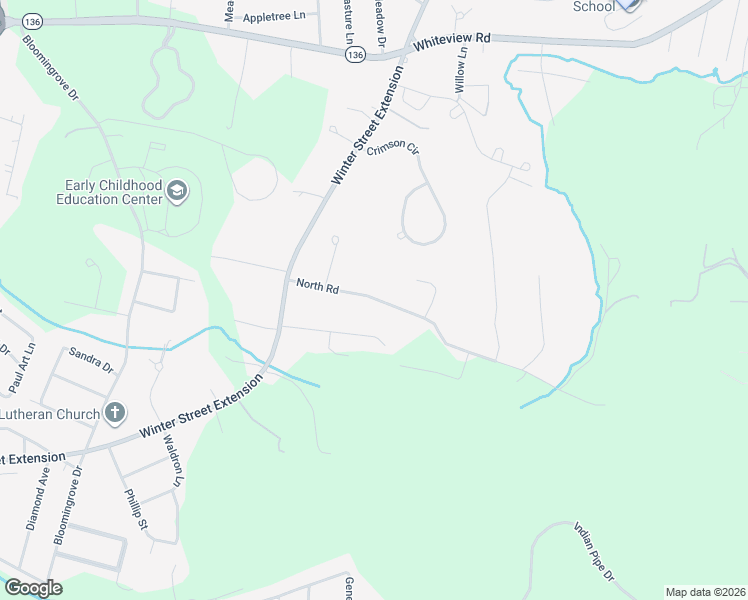 map of restaurants, bars, coffee shops, grocery stores, and more near 33 North Road in Troy