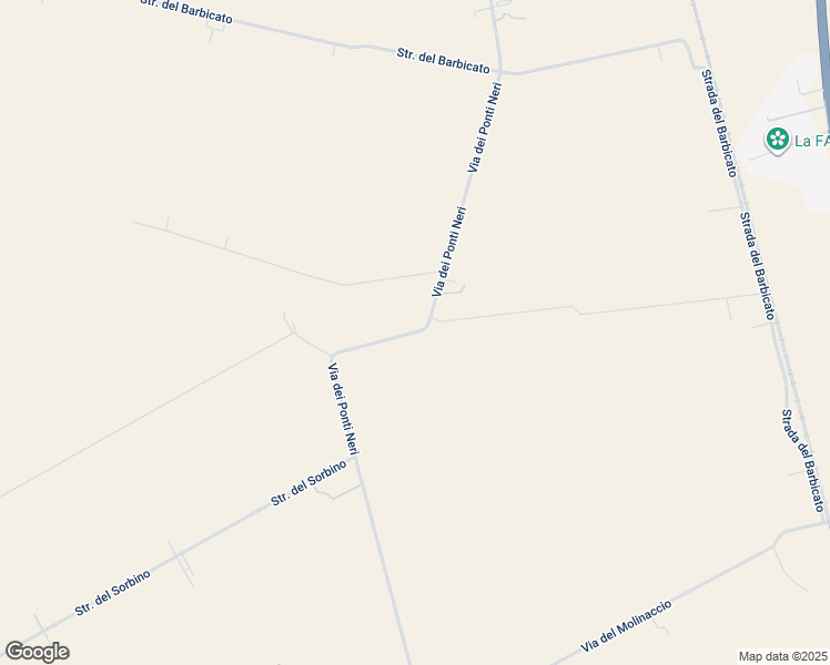 map of restaurants, bars, coffee shops, grocery stores, and more near Via dei Ponti Neri in Provincia di Grosseto