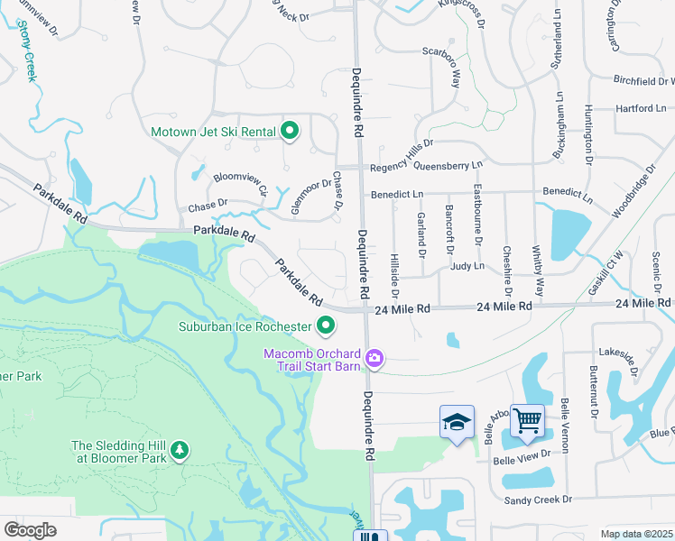 map of restaurants, bars, coffee shops, grocery stores, and more near 1893 Flagstone Circle in Rochester