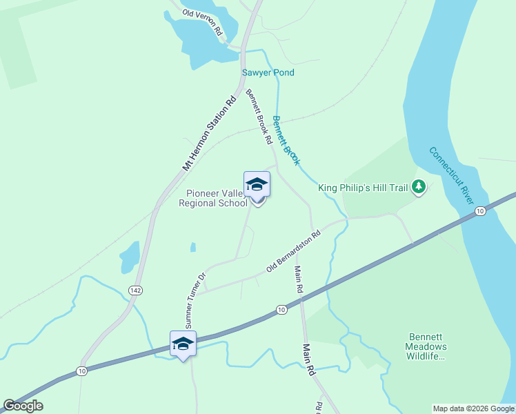 map of restaurants, bars, coffee shops, grocery stores, and more near 97 F Sumner Turner Drive in Northfield