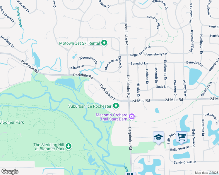 map of restaurants, bars, coffee shops, grocery stores, and more near 1980 Flagstone Circle in Rochester