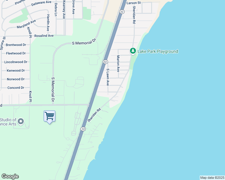 map of restaurants, bars, coffee shops, grocery stores, and more near 1622 Derby Avenue in Mount Pleasant