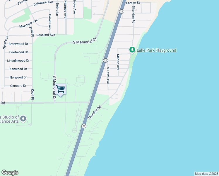map of restaurants, bars, coffee shops, grocery stores, and more near 1622 Derby Avenue in Mount Pleasant