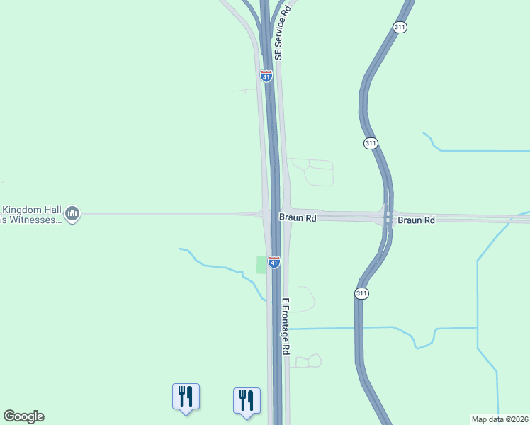 map of restaurants, bars, coffee shops, grocery stores, and more near 13801 60th Road in Sturtevant