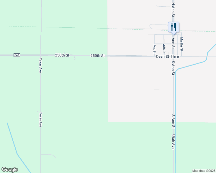 map of restaurants, bars, coffee shops, grocery stores, and more near in Thor