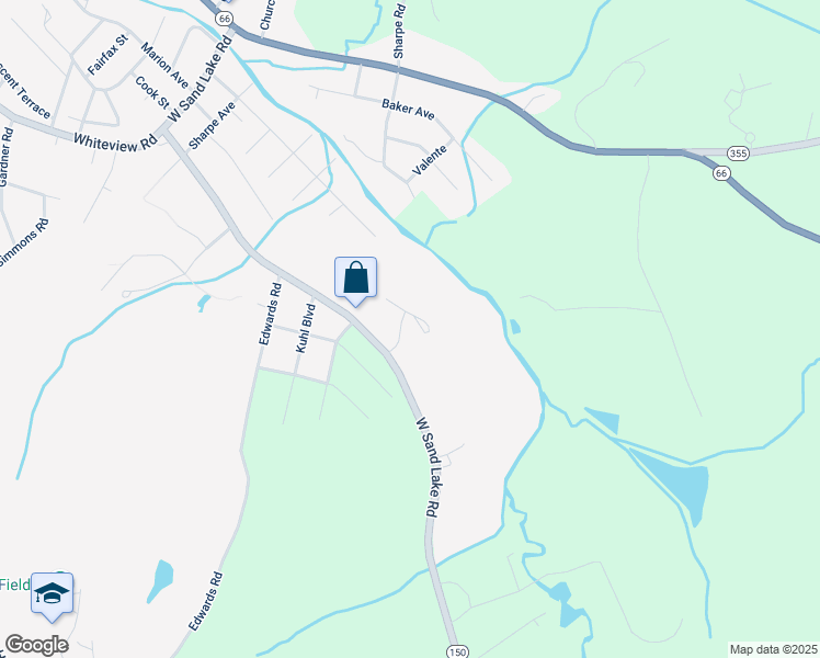 map of restaurants, bars, coffee shops, grocery stores, and more near 305 Worthington Terrace in Wynantskill