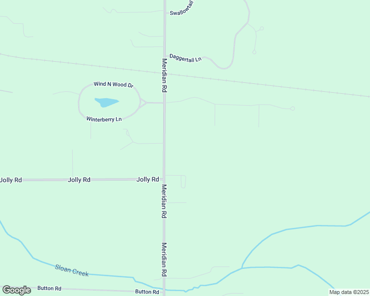 map of restaurants, bars, coffee shops, grocery stores, and more near 3550 Meridian Road in Ingham County