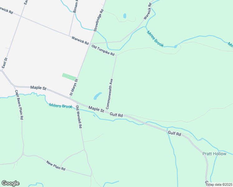 map of restaurants, bars, coffee shops, grocery stores, and more near 1-99 Commonwealth Avenue in Northfield