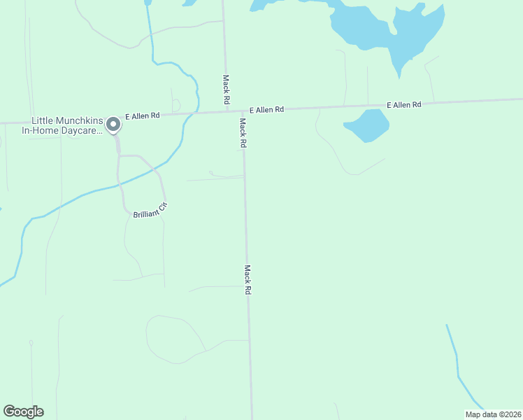 map of restaurants, bars, coffee shops, grocery stores, and more near 5700-5784 Mack Road in Howell