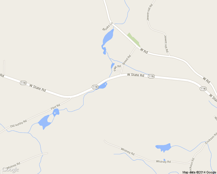 map of restaurants, bars, coffee shops, grocery stores, and more near 1864 West State Road in Ashby