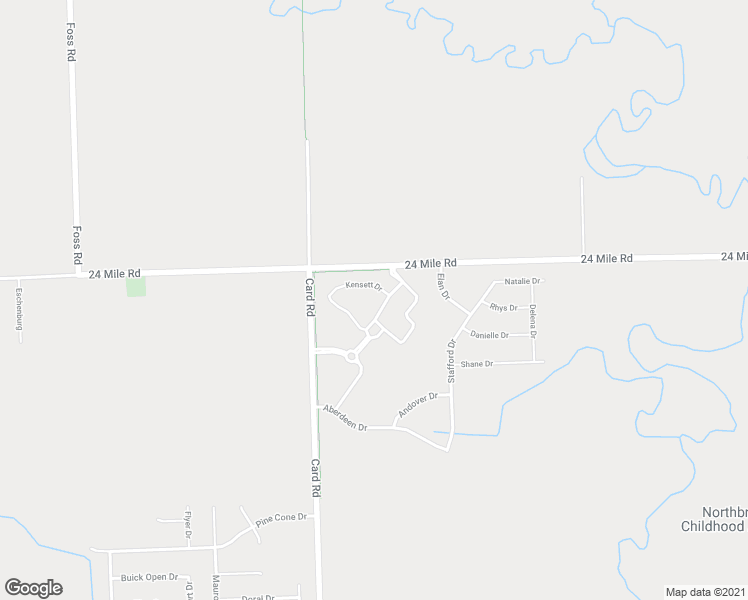 map of restaurants, bars, coffee shops, grocery stores, and more near 52741 Ellsworth Way in Macomb