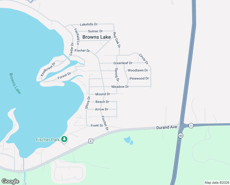 map of restaurants, bars, coffee shops, grocery stores, and more near 3118 Spring Drive in Burlington