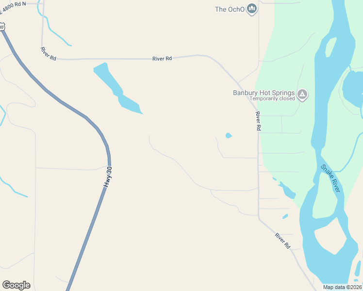 map of restaurants, bars, coffee shops, grocery stores, and more near 4799 River Road in Buhl