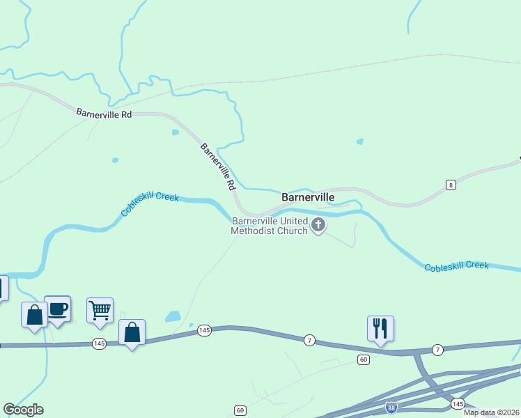 map of restaurants, bars, coffee shops, grocery stores, and more near 647 Barnerville Road in Howes Cave
