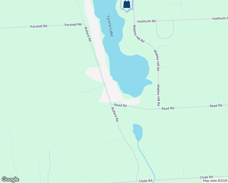 map of restaurants, bars, coffee shops, grocery stores, and more near 5570 Bullard Road in Fenton