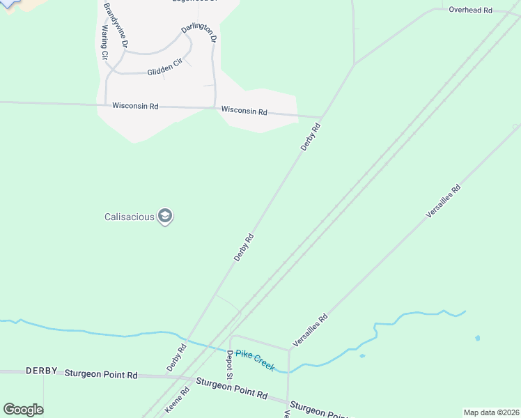 map of restaurants, bars, coffee shops, grocery stores, and more near 7336 Derby Road in Derby