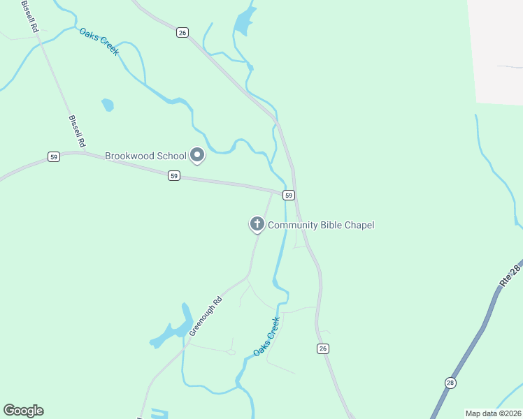 map of restaurants, bars, coffee shops, grocery stores, and more near 558-576 Greenough Road in Cooperstown