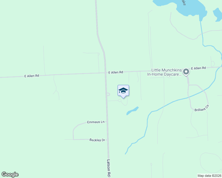 map of restaurants, bars, coffee shops, grocery stores, and more near 5924 North Latson Road in Howell