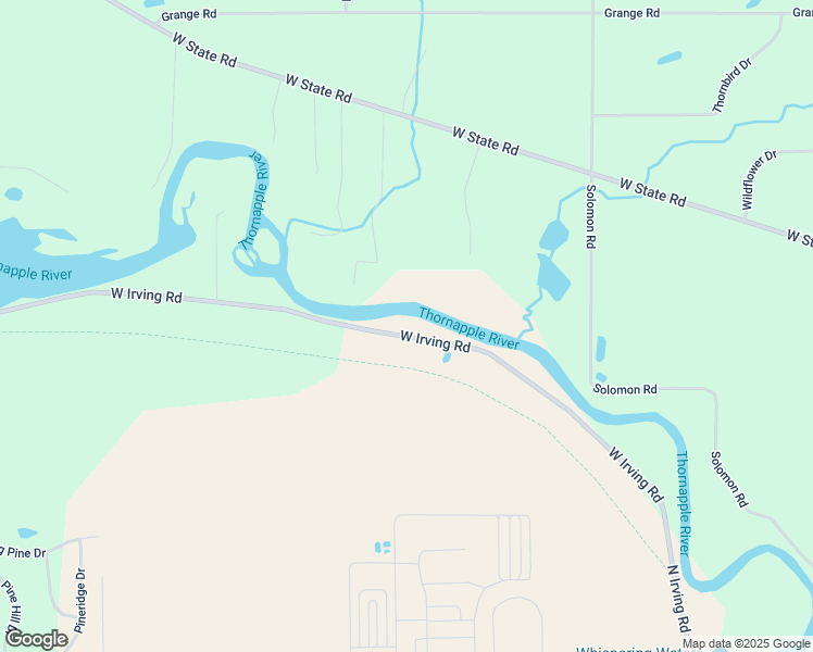 map of restaurants, bars, coffee shops, grocery stores, and more near 5500 West Irving Road in Hastings