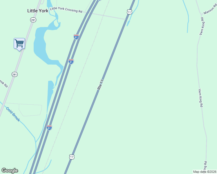map of restaurants, bars, coffee shops, grocery stores, and more near 5814 U.S. 11 in Homer