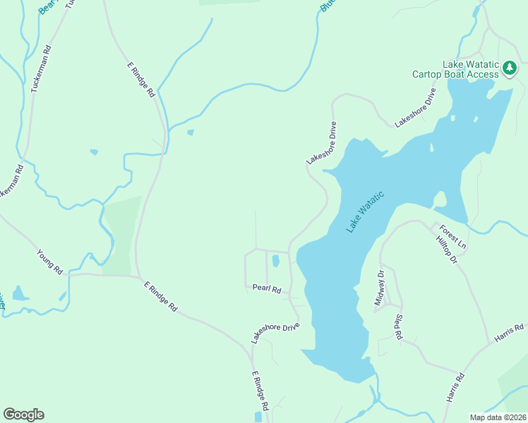 map of restaurants, bars, coffee shops, grocery stores, and more near 2 Pearl Road in Ashburnham