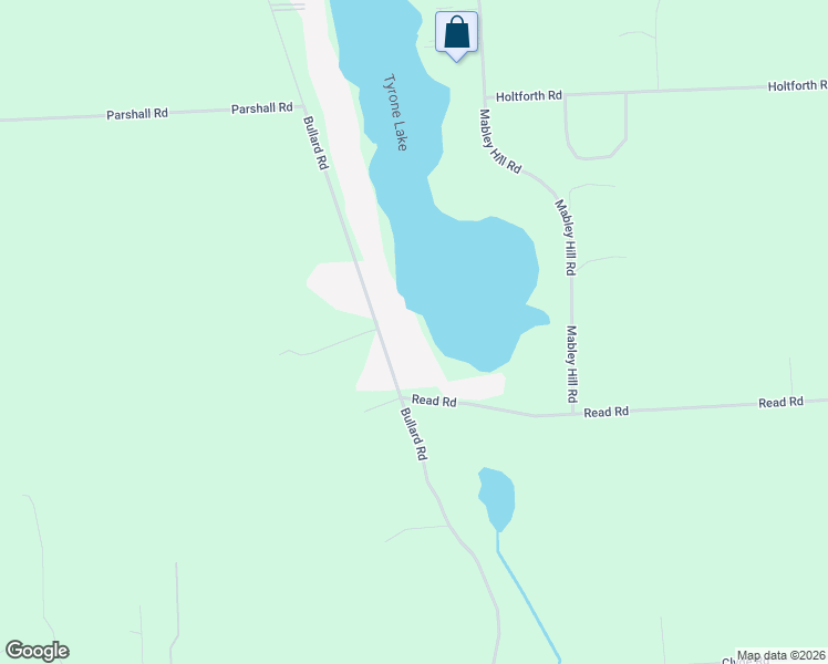 map of restaurants, bars, coffee shops, grocery stores, and more near 5570 Bullard Road in Fenton