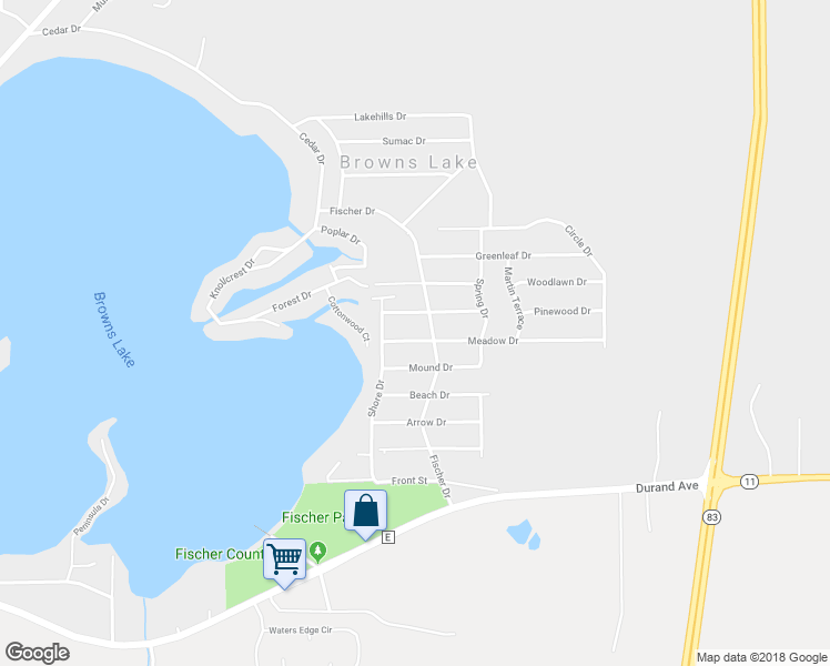 map of restaurants, bars, coffee shops, grocery stores, and more near 30118 Meadow Drive in Burlington