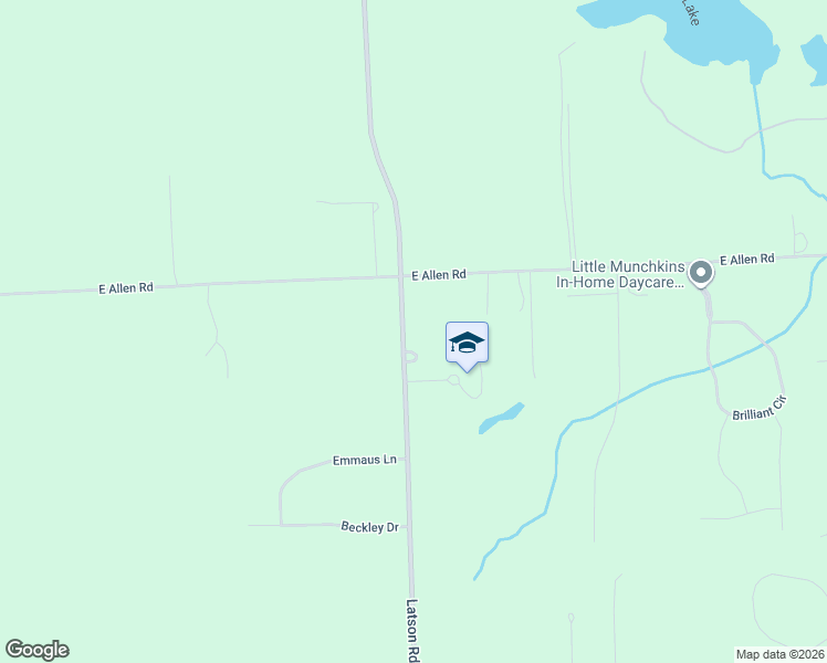 map of restaurants, bars, coffee shops, grocery stores, and more near 5924 North Latson Road in Howell