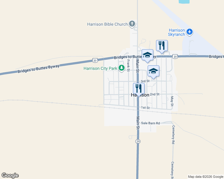 map of restaurants, bars, coffee shops, grocery stores, and more near 292 Thorn Avenue in Harrison