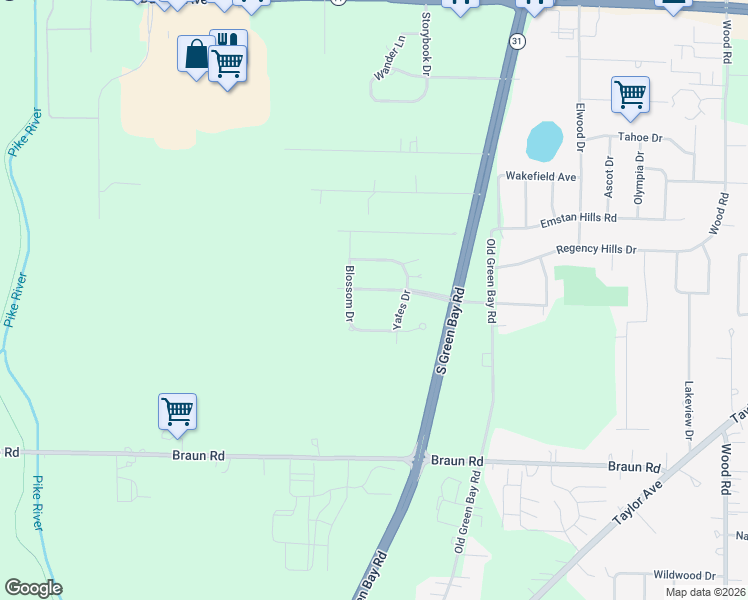 map of restaurants, bars, coffee shops, grocery stores, and more near 6536 Biscayne Avenue in Mount Pleasant